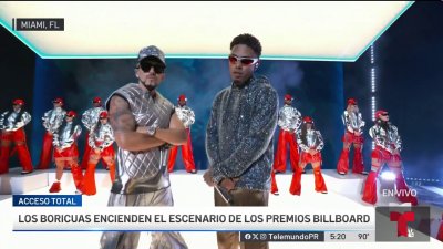 Boricuas encienden el escenario de los Billboard de la Música Latina