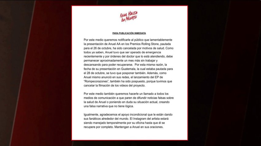 Anuel AA cancela presentaciones por problemas de salud