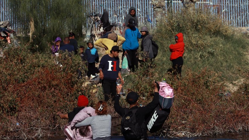 Migrantes en la frontera