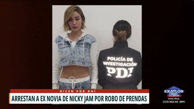 Arrestan a exnovia de Nicky Jam por presuntamente robar prendas