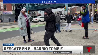 Cientos de boricuas atrapados en el “Barrio Zombie” de Filadelfia