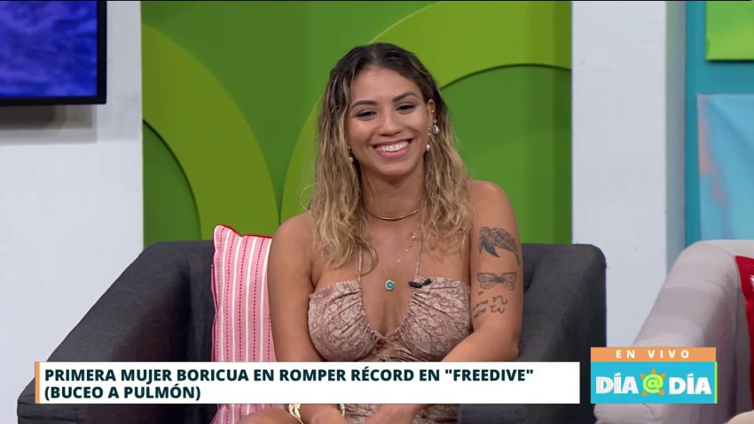 Joven se convierte en la primera boricua en romper récord en “Freediving”