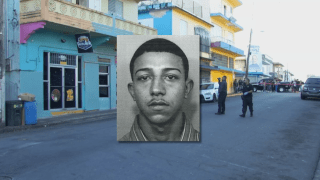 Escena de asesinato en Caguas y ficha del occiso, identificado como Reynaldo Ríos Rodríguez de 41 años.