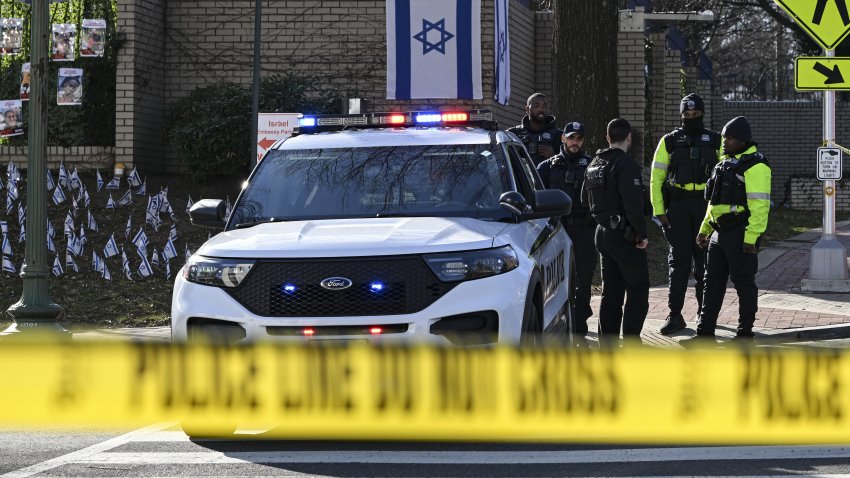 Man sets himself on fire outside Israeli Embassy in Washington