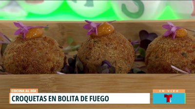 Cocina al día | Croquetas en bolita de fuego