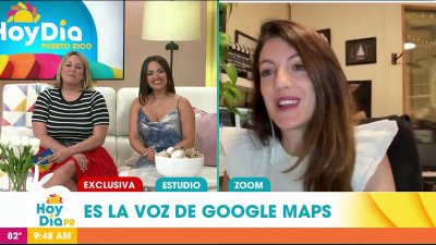 EXCLUSIVA: Conoce a la voz de Google Maps