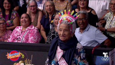 ¡100 años! Puerto Rico Gana celebra el cumpleaños de Doña Hortensia