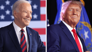 El presidente Joe Biden y el expresidente Donald Trump.