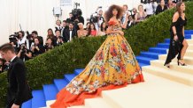 NEW YORK, NY - MAY 01: Zendaya attends the "Rei Kawakubo/Comme des Garcons: Art Of The In-Between" Costume Institute Gala at Metropolitan Museum of Art on May 1, 2017 in New York City. (Photo by Nicholas Hunt/Getty Images for Huffington Post)