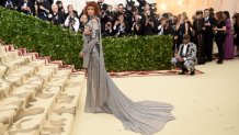 NEW YORK, NY - MAY 07: Zendaya attends the Heavenly Bodies: Fashion & The Catholic Imagination Costume Institute Gala at The Metropolitan Museum of Art on May 7, 2018 in New York City. (Photo by Jason Kempin/Getty Images)