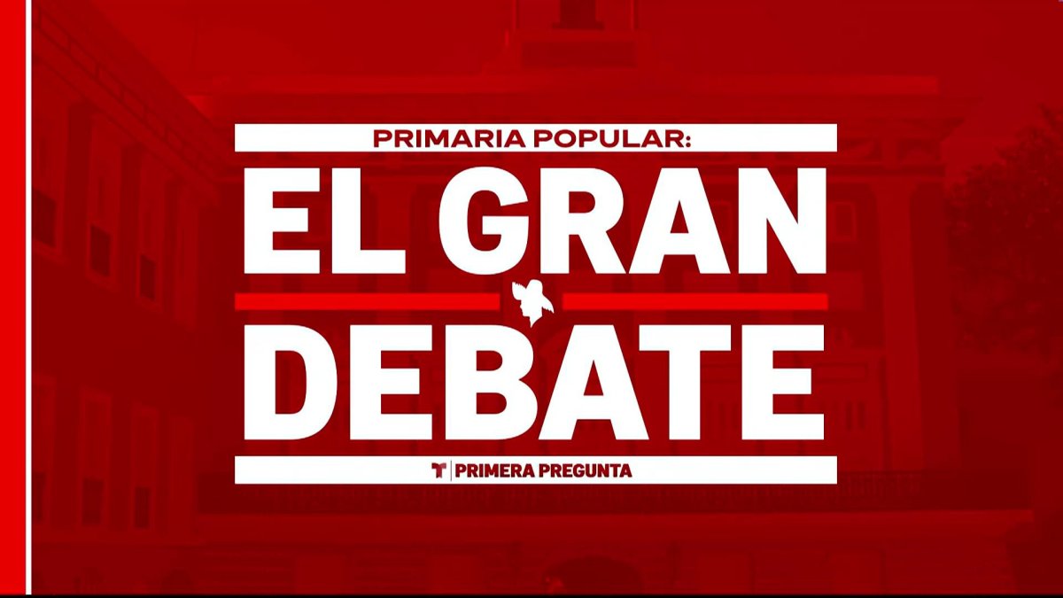 Primaria Popular El Gran Debate para la gobernación de Puerto Rico