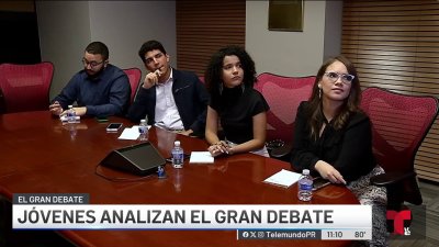 Jóvenes analizan debate entre candidatos a la gobernación por el PPD