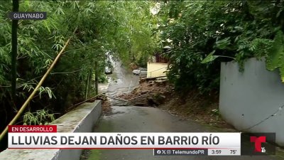 Reportan deslizamientos de terreno en Guaynabo