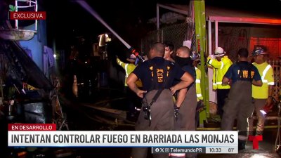 Incendio consume residencias en barriada Las Monjas de Hato Rey