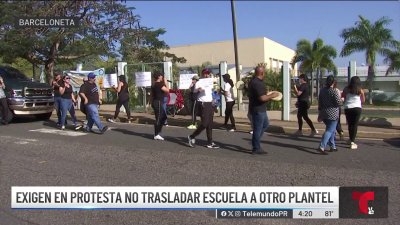Padres protestan contra traslado de escuela por trabajos de reconstrucción