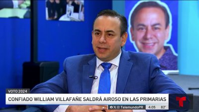 William Villafañe dice estar seguro en que ganará las primarias