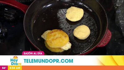 Sazón al día | Arepas con queso al estilo colombiano