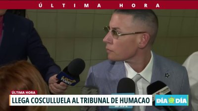 Cosculluela llega a vista en el tribunal de Humacao