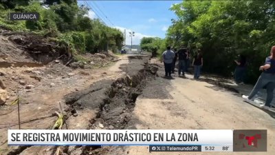 Preocupantes movimientos de tierra en Guánica