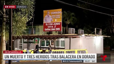 Un muerto y tres heridos tras balacera cerca de caravana política en Dorado