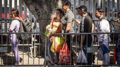 Hondureños lideran los pedidos de asilo en la frontera