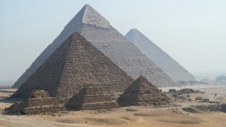 Las pirámides de Giza, en Egipto.