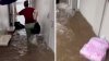 Rescatan a estudiantes y maestros de escuela inundada en Yauco