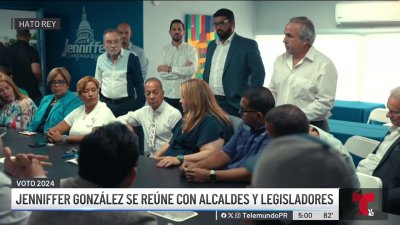 Jenniffer González se reúne con alcaldes y legisladores