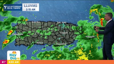 Cambia el patrón lluvioso en Puerto Rico