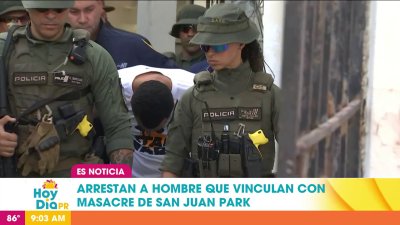 Arrestan a hombre vinculado a masacre de San Juan Park
