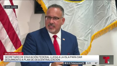 En Puerto Rico el secretario de Educación federal