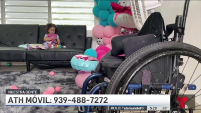 Niñita necesita ayuda para costear tratamiento tras quedar parapléjica