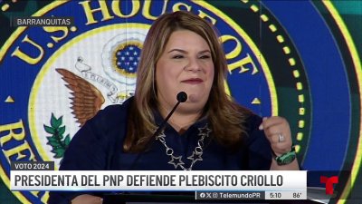 Jenniffer González defiende el plebiscito