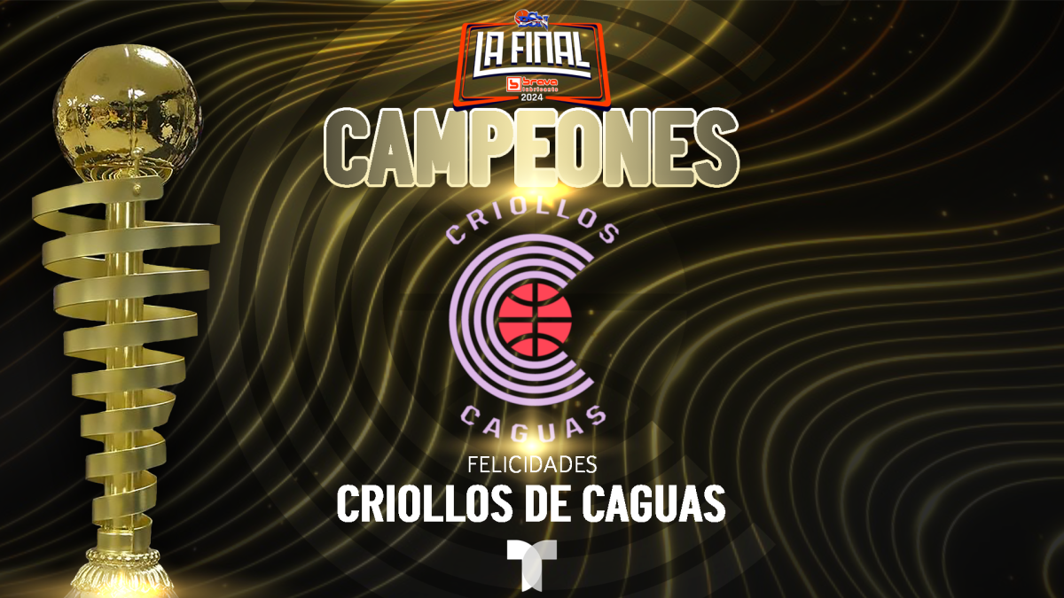 Criollos de Caguas se coronan como campeones del BSN Telemundo Puerto Rico