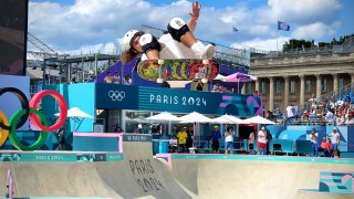 Steven Piñeiro en Paris 2024.