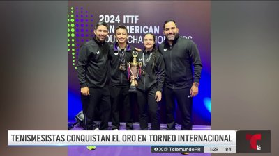 Boricuas conquistan oro en torneo internacional de tenis de mesa