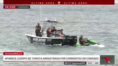 Encuentran cuerpo de turista arrastrada por corrientes