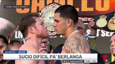 Berlanga intenta dar el palo ante Canelo Álvarez