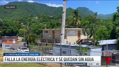 Se va la luz en Coamo y se quedan sin agua en Salinas