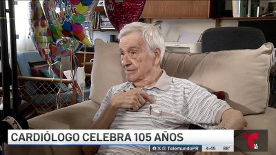 ¡105 años! Cardiólogo retirado vive a plenitud su vida