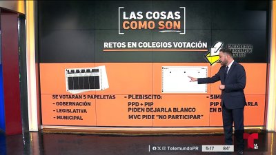 Retos en colegios de votación