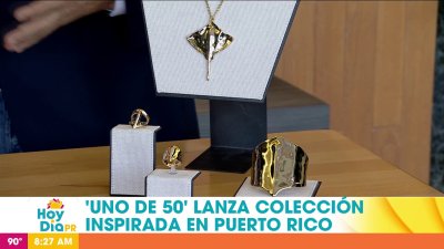 Presidente de “Uno de 50” crea joyas inspiradas en Puerto Rico