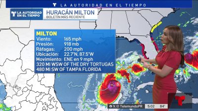 Milton cobra fuerza y alcanza nuevamente la categoría 5