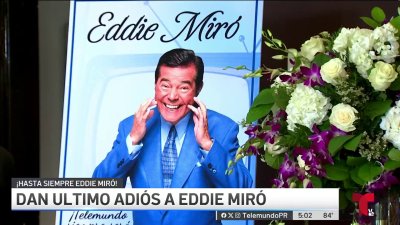 Familiares y amigos honran la memoria del eterno presentador Eddie Miró