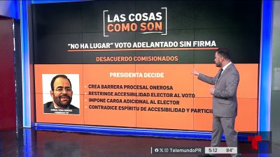 “No ha lugar” voto adelantado sin firma