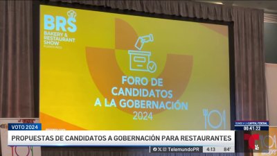 Candidatos a la gobernación presentan propuestas a restaurantes