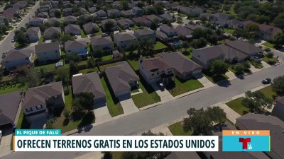 Ciudades de Estados Unidos ofrecen terrenos gratis