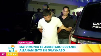 Policía arresta a matrimonio durante allanamiento en Guaynabo