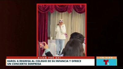 Karol G regresa al colegio de su infancia