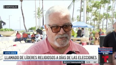 Líderes religiosos se unen en evento de oración de cara a las elecciones